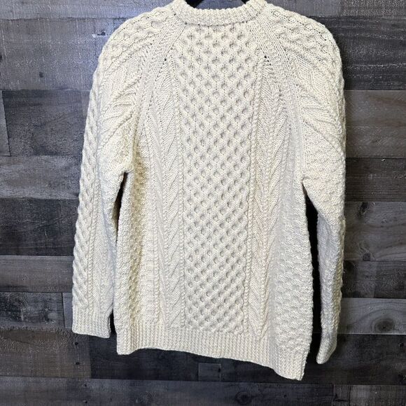 INISH SAIMER HAND KNITTED IN IRELAND VINTAGE 1960-70’s ARAN JUMPER Large - Picture 6 of 10